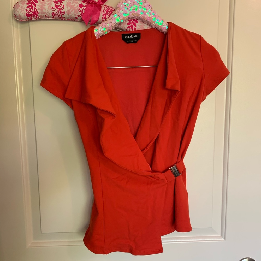 Bebe Wrap Top XS
